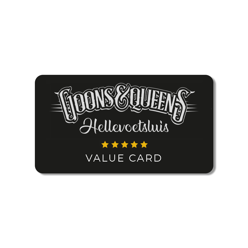 Goons & Queens cadeau kaart